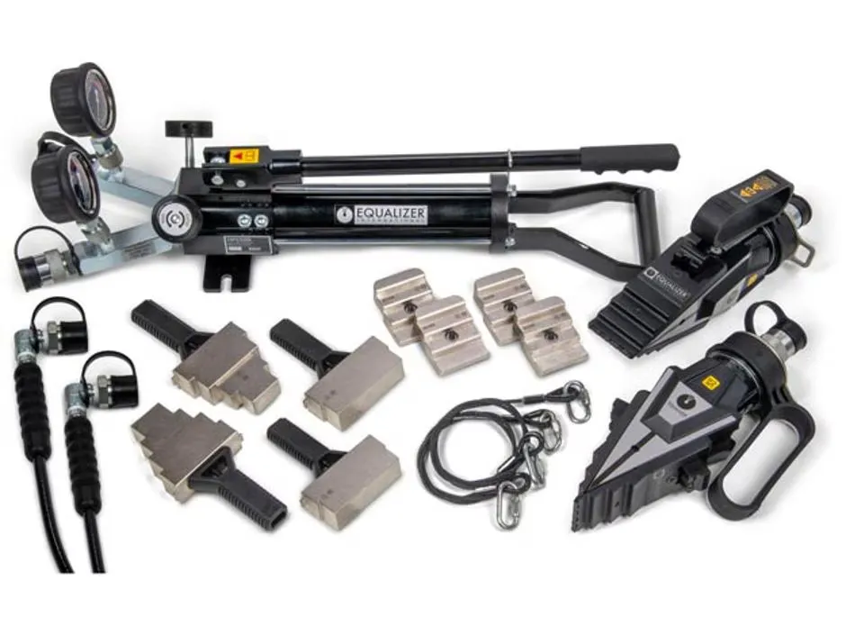 SWi2025TEMAXSPB, 26,9 Ton, Harici Hidrolik Flanşlı Yayma Makinesi Maxi Seti, 4,1 inç Maksimum Yayılma Genişliği