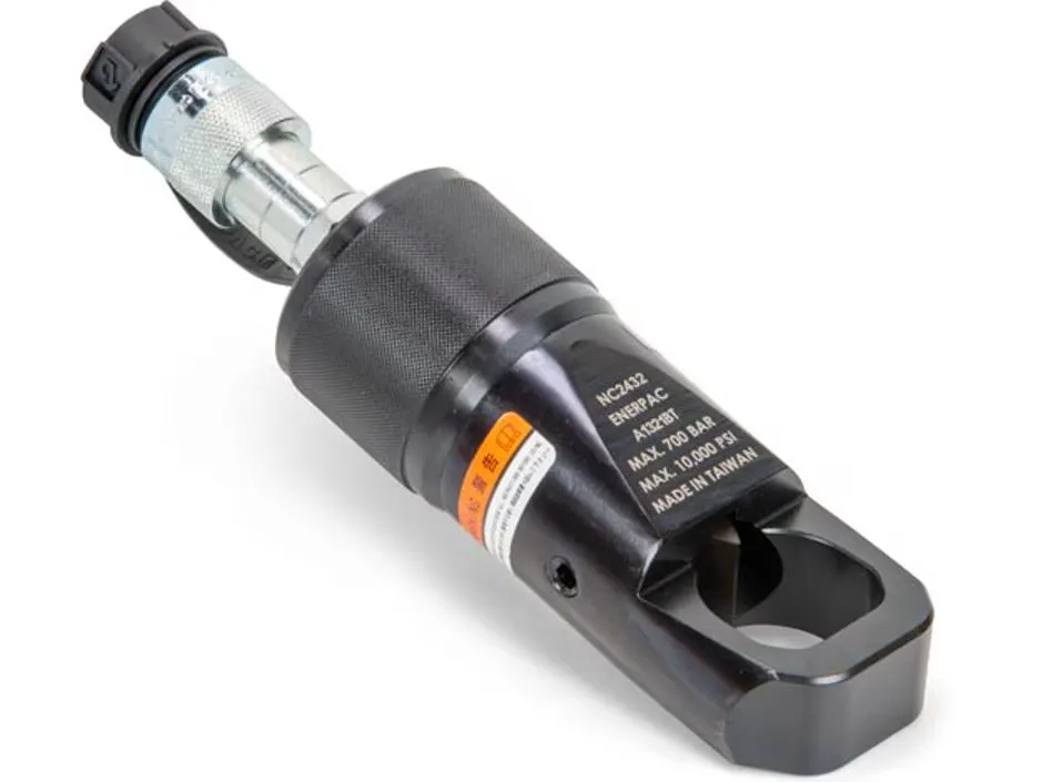 NC2432, 15 Ton Kapasiteli, Hidrolik Somun Kesici, 1,13 inç'e Kadar Altıgen Somun Kesici