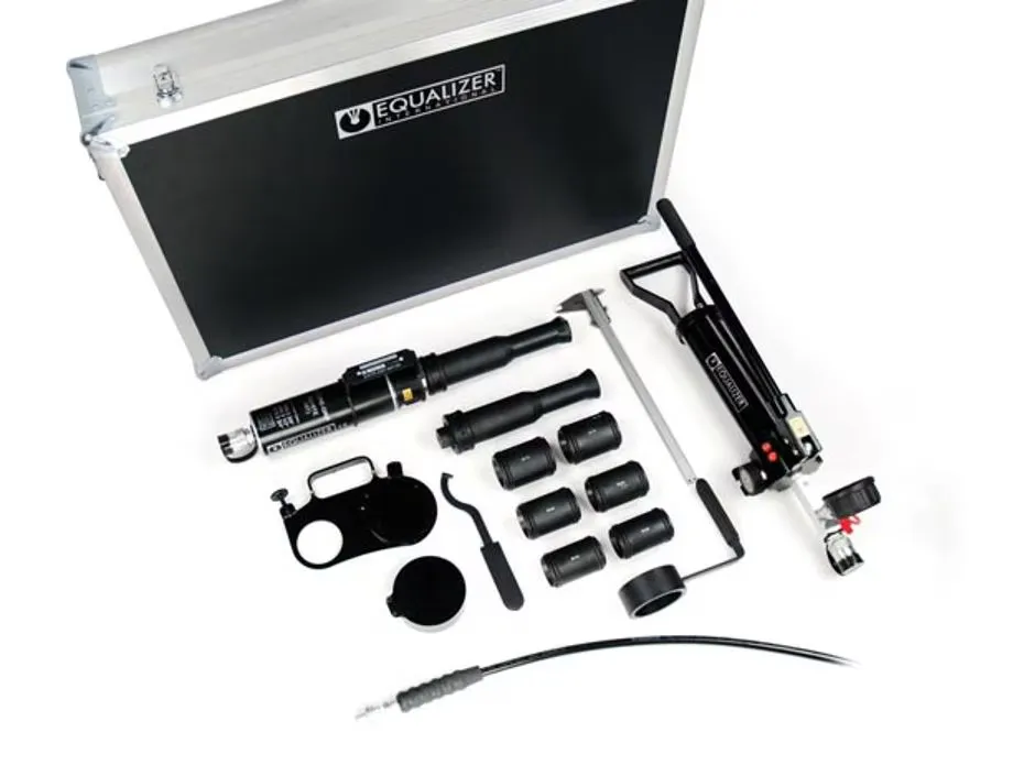 SG18TESTD, 20,2 ton, Hidrolik Güvenli Kavramalı Hat İçi Flanşlı Yayma Seti, 3,90 inç Maksimum Yayılma