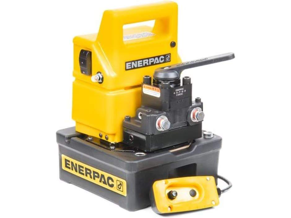 PUJ1400B, Çift Hızlı, Ekonomik Elektrikli Hidrolik Pompa, 4/3 Manuel Valf, 115V, Çift Etkili Silindirlerle Kullanım İçin