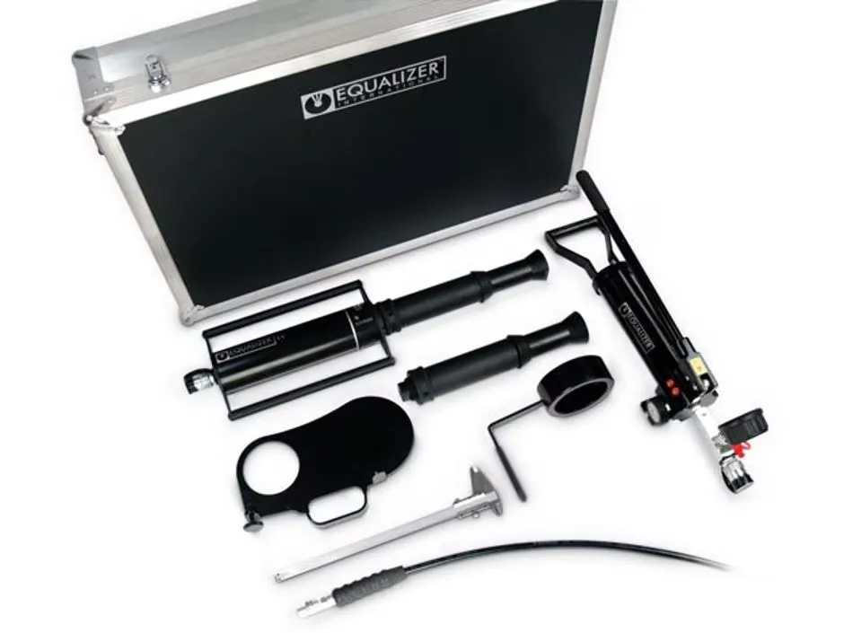 SG25TESTD, 28,1 ton, Hidrolik Güvenli Kavramalı Hat İçi Flanşlı Yayma Seti, 4,72 inç Maksimum Yayılma