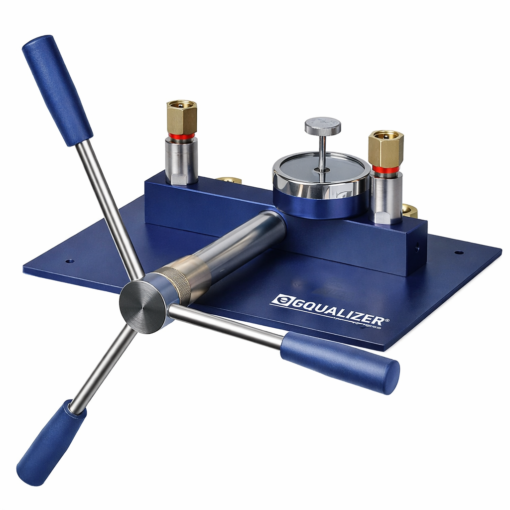 Basınç Manometre Kalibrasyonu Vidalı Piston Hassas Test Cihazları