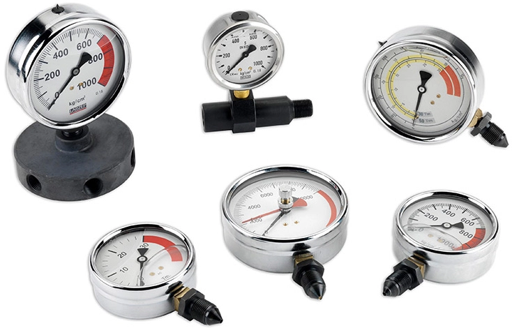 Larzep Analog Manometre AV - AT - AY Serisi [700 - 1000 Bar]