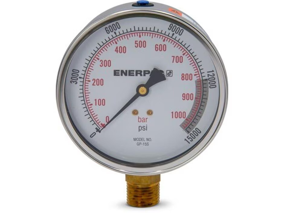 GP15S, Hidrolik Basınç Göstergeleri, 15.000 psi, 1000 bar