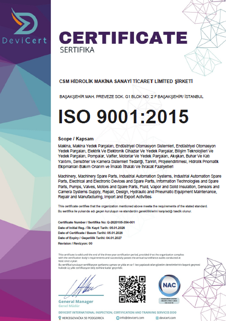 CSM Hidrolik Katalog